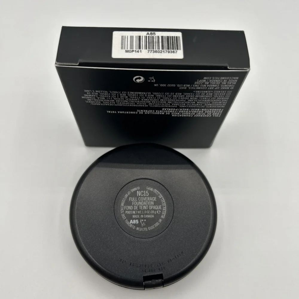 Mac Full Coverage Foundation NC15 1.0oz/28g NEW IN BOX Cream Foundation